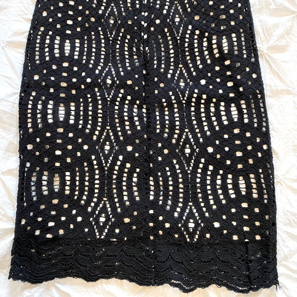 Crochet black and white skirt, Size S - Picture 4 of 4